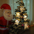 Miniatyrbild 2 av 4: Julbelysning semesterdekoration form sugkopp fönsterhängande l