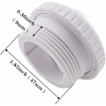 Miniatyrbillede 1 af 5: (1 stk, 1/2 tommer) SP1419D Pool Jet Dyse Flow Indløb Fitting Wate