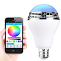 Pikkukuva 1 / 4: E27 3W Bluetooth Älykäs RGB-LED-Lamppu Langaton Musiikkikaiuttimella