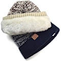 Miniatyrbillede 3 af 4: Vinterhue - Blød og Behagelig Beanie med Løstsiddende Pasform til Mænd og Kvinder - Ski Sport Beanie