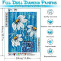 Miniatyrbild 2 av 4: Diamantmålning Kit för Vuxna, DIY 5D Rund Vas Full Diamant Blomma Blommig Diamantkonst, Perfekt för Barnmålning och Hemfritid och Väggdekor
