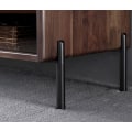 Miniatyrbillede 4 af 5: 4 stk. 18 cm møbelben, sorte metalbordben, DIY møbelben, med skruer, brugt til so