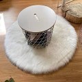 Miniatyrbild 4 av 5: Faux fårskinn ullmatta, imitation fleece matta fluffig mjuk L