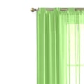 Miniatyrbillede 1 af 5: Tylles Baggrunds Draperinger Gardin Semi-mørklæggende Design Elegant Gardin til Bryllup (134*210 Hullet Grøn)