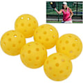 Pikkukuva 5 / 5: Muovista valmistettu pickleball, korkea tuulenkestävyys, erikoisliitoshitsaustekniikka, maksimaalinen pomppu, sisäharjoittelu lattiapalloa ulkokäyttöön