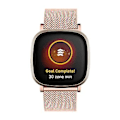 Pikkukuva 2 / 5: Metallikelloremmi Fitbit Versa 4 / Sense 2:lle (Ruusukulta)