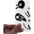 Pikkukuva 5 / 5: 2 kpl Hymynaama Design 3D Tarra Koriste Tarra Auto Takaikkunalle