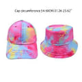 Miniatyrbild 3 av 5: Bucket Hat i Bomull Unisex Sommar Resa Strand för Solhatt Utomhus Basebollkeps för Kvinnor Män Tonåringar för Sol UV för Prot Tie-dye rosaröd baseball
