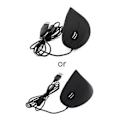 Miniatyrbilde 1 av 4: Ergonomisk optisk USB-kabeltilkoblet vertikal datamus for venstre hånd, gamingmus