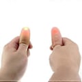 Miniatyrbilde 1 av 2: Triks Tommeltupp Lys Tommeltupp Leke Super Lys Blinkende Fingerlampe (Tilfeldig Farge)