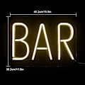 Pikkukuva 3 / 5: Hot Bar Led Neon-kyltti Neon-seinäkyltit Suuri neonkirjainvalo USB