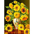 Miniatyrbillede 1 af 5: 30x40 cm 5D DIY Fuld Diamantmaleri, 5D Solsikke Diamant