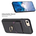 Pikkukuva 5 / 5: Organ Card Bag -puhelimen kuori iPhone SE 2022 / 2020 / 8 / 7 (Musta)