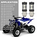 Miniatyrbild 3 av 5: 2 st 6000K HID Vit H6M LED Strålkastare För Yamaha YFZ450R Rhino 700 Raptor YFM660( )