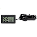 Miniatyrbild 1 av 5: Digital LCD-display Inomhustemperatur Luftfuktighetsmätare Termometer Hygrometer Qinhai (Svart)