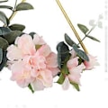 Miniatyrbillede 3 af 5: Kunstige silkeblomster hængende kurv jernstativ hjemmevæg have dekoration (#2)