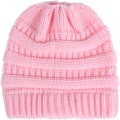 Miniatyrbilde 4 av 5: Rosa hestehale lue lue for kvinner jenter, vinter varm myk strekk