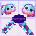 Miniatyrbillede 3 af 5: PJ Pug a Pillar Huggy Wuggy Plys Poppy 15,7 Tommer Legetid Dukke X