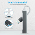 Miniatyrbild 4 av 5: 4-portars USB 3.0-hubb, ultratunn USB-datahubb, USB 3.0-förlängning med hög hastighet