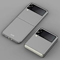 Miniatyrbillede 4 af 5: Foldbart etui til Samsung Galaxy Z Flip 3 5G Stødsikkert Ultra Slim Hårdt PC Cover (Grå)