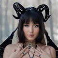 Miniatyrbild 4 av 5: Justerbart diadem med djävulshorn, viktig accessoar för Halloween-maskerader, cosplay-tillbehör (två par hårband)