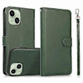 Pikkukuva 1 / 5: iPhone 15 Plus PU-nahkainen lompakko-telinepuhelimen kuori irrotettava 2-in-1 puhelimen suojus (tyyli F)
