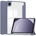 Pikkukuva 1 / 5: Samsung Galaxy Tab A9:lle suunniteltu 3-osainen nahkakuori (Laventeli)