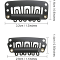 Miniatyrbillede 2 af 5: 100 stk. parykclips U-formede metalclips rustfrit stål parykclips