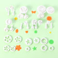 Miniatyrbillede 3 af 5: Kageform Styling Tool Kageform 33tlg. DIY Snowflake Coo