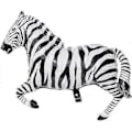Miniatyrbilde 5 av 5: 40'' Giant Wild One Safari Zoo Jungle Safari Dyreballonger Zebra Ballong for Festforsyninger Bursdagsdekorasjoner Babyshower, 4-pakning Dyreliv Oppblåsbare