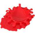 Miniatyrbillede 4 af 4: (19x14x2.5cm)4stk-Silikoneske Rest Holder Ketchup Form Splash