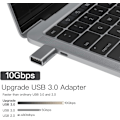 Miniatyrbild 3 av 5: 10 Gbps USB C till USB 3.0 OTG-uppgraderingsadapter (4-pack), USB Type C