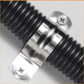 Miniatyrbillede 4 af 5: 50 stk. 8mm U-rør 304 rustfrit stål stive rørklemme til U-form
