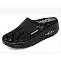 Miniatyrbillede 1 af 2: Luftpude Vandresko Åndbare Casual Mesh Slip On Vandresko til Udendørs Indendørs (37 Sort)