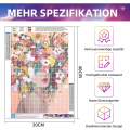 Miniatyrbillede 2 af 4: 5D Diamantmaleri Kit 30 x 40 cm til voksne, DIY Diamantmaleri