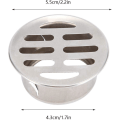Miniatyrbilde 2 av 5: (50 Flat Mouth)Gulvavløp, Rustfritt Stål Balkong Anti-Clog Flo