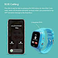 Miniatyrbillede 4 af 5: NY, 4g Smartwatch til Børn med Wifi, GPS, Skridttæller & Sikkerhedsbånd til Android og Ios Telefoner, Hurtig Forsendelse (Sort)