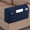 Miniatyrbillede 1 af 5: (A)Seng Organizer, Sofa Stol Protetor Cover Armrest Hængende Opbevaringspose Skridsikker Opbevaringspose med