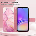 Miniatyrbild 3 av 4: Marmor PU-fodral för Samsung Galaxy A05