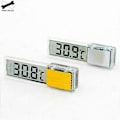 Miniatyrbillede 3 af 5: LCD Digitalt Akvarium Vandtank Temperatur Termometer Krystal LCD Glas (Guld)
