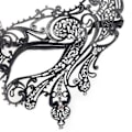 Miniatyrbilde 4 av 5: 2 stk. Parmaskerader for par, svarte halvmaske for dansende fest cosplay maske