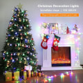 Miniatyrbild 2 av 5: Julslingor, snöstjärneformade ljusslingor 100 LED 33FT ljusslinga