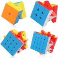 Miniatyrbillede 3 af 4: [4 Pakke] Speed ​​Cube Sæt, Moyu Meilong MF2S 2x2 MF3S 3x3 MF