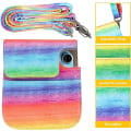 Miniatyrbilde 2 av 4: Syntetisk skinnveske for Fujifilm Instax Mini 11 Instant Camera med justerbar stropp og deksel