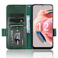 Miniatyrbillede 4 af 5: Læder Telefon Case til Xiaomi Redmi Note 12 4G Global (Grøn)