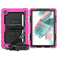 Pikkukuva 2 / 5: Tabletin suojakuori Samsung Galaxy Tab A8 10.5 2021 X200 / X205 (Musta  Ruusunpunainen)