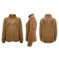 Miniatyrbillede 1 af 3: Sweater Dame Casual Langærmet Lynlås Skjorte (S Khaki)