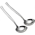 Miniatyrbilde 1 av 5: Gravy Skje Sett i Rustfritt Stål, for Servering av Supper og Sauser