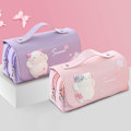 Miniatyrbillede 2 af 5: Sød Kawaii Squishy Kat Pencil Case Pung Skoleartikler Pen Pung