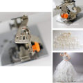 Miniatyrbillede 2 af 3: 1 stk. Ruffler symaskine trykfod samling plisseringer og flæser